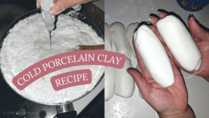 [Recipe] How to make cold porcelain clay at home