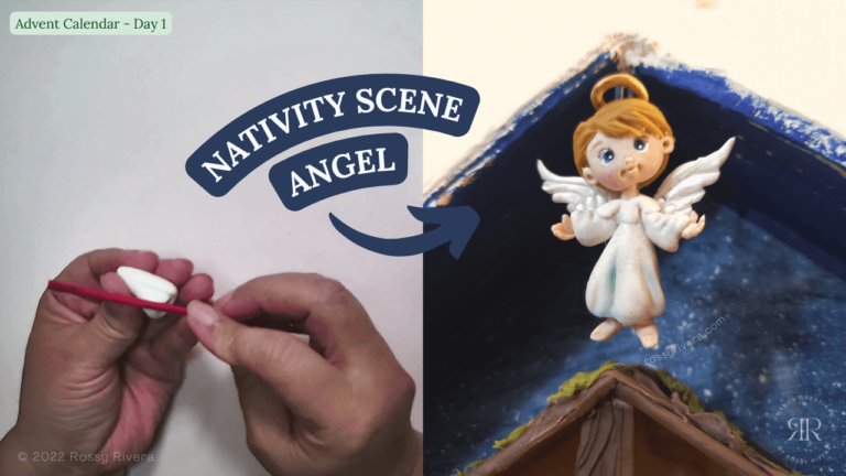 Day 1: How to make an Angel in cold porcelain clay